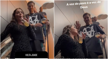 Leo Picon postou vídeo de Jade e João Guilherme juntos