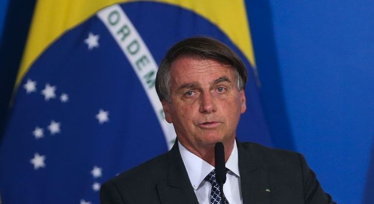 O presidente Jair Bolsonaro (PL)