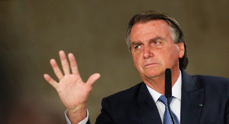 O ex-presidente Jair Bolsonaro