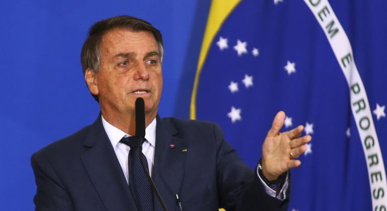 O presidente Jair Bolsonaro (PL)