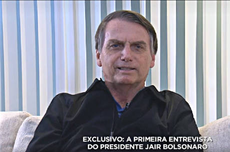 Bolsonaro falou com exclusividade à RecordTV