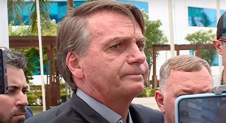 O presidente Jair Bolsonaro em Porto Velho (RO)