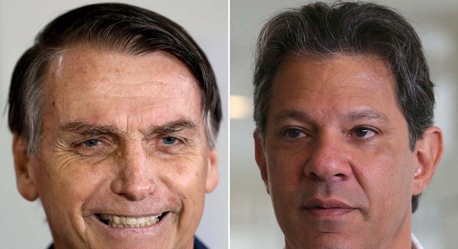 Bolsonaro e Haddad disputam os votos dos brasileiros no próximo dia 28 de outubro