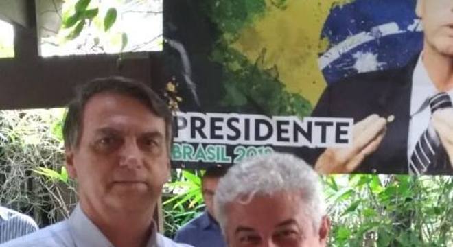 Jair Bolsonaro, presidente eleito do Brasil, e Marcos Pontes, apontado como ministro da Ciência e Tecnologia