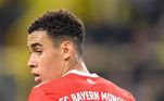 8º Jamal Musiala (Alemanha)Clube atual: Bayern de Munique (ALE)Posição: atacanteIdade: 19 anosValor: 145,1 milhões de euros (R$ 826,6 milhões)