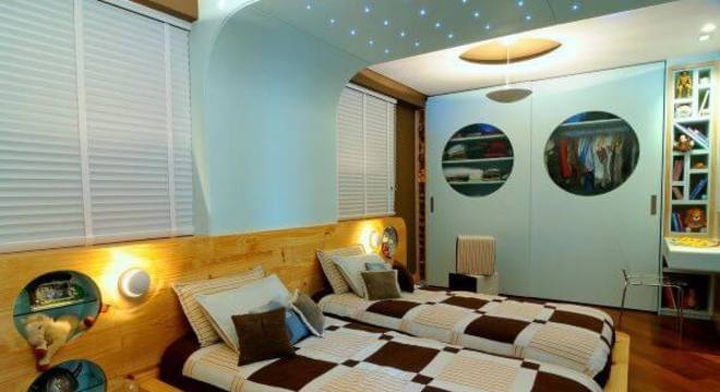 Janela para quarto de menino