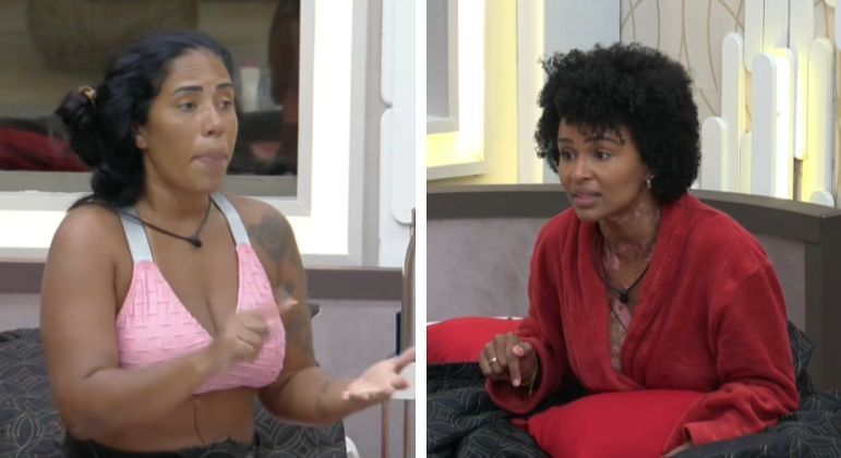 Janielle e Nati, aliadas no jogo, discutem por causa das atitudes e brincadeiras da Dona da semana