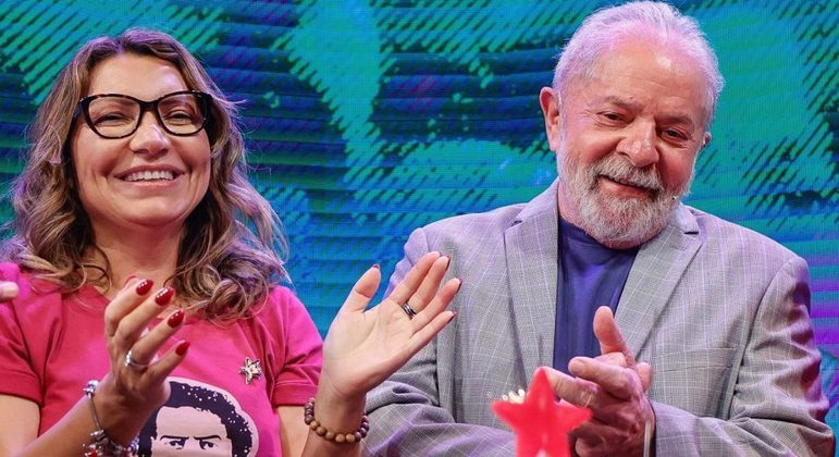 Janja e o ex-presidente Lula