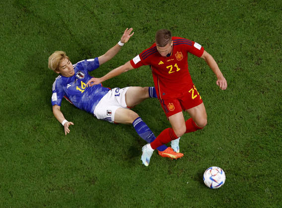 Junya Ito, do Japão, fez a falta em Dani Olmo