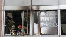 Suspeito de incêndio no Japão está em estado crítico