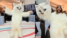 Jared Leto vai vestido como a gata de Karl Lagerfeld para o Met Gala