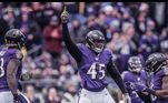 A página da NFL também se manifestou após o falecimento do jogador: 'É com muita tristeza que anunciamos a morte do LB Jaylon Ferguson, do Baltimore Ravens...'