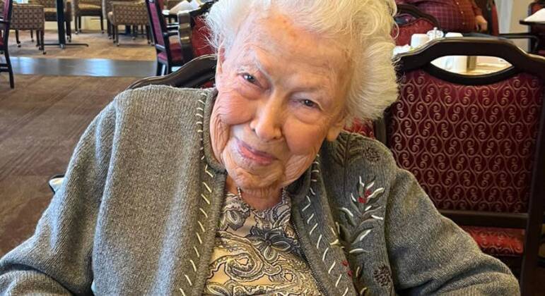 Jean Bailey completou 102 anos em 22 de fevereiro deste ano