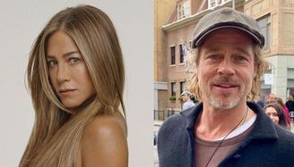 Jennifer Aniston apoia Brad Pitt após filho dele detoná-lo (Reprodução/Instagram - Montagem/R7)