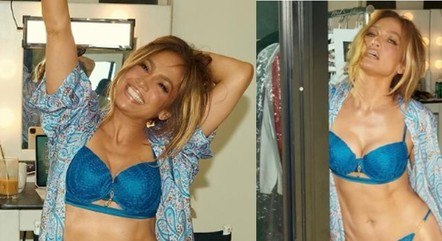 Jennifer Lopez de lingerie