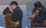 Jennifer Lopez e Ben Affleck foram flagrados em clima de romance antes de a cantora embarcar para Miami, nos EUA. Veja mais imagens do casal 