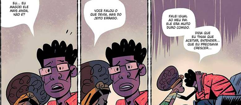 Trecho da graphic novel 'Jeremias', da Mauricio de Sousa Produções (Reprodução/Mauricio de Sousa Produções)