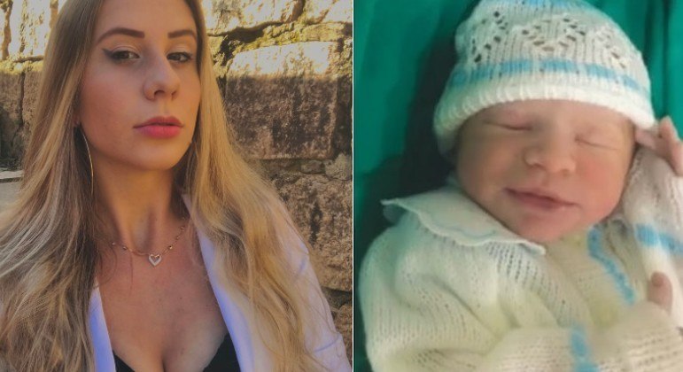 Jéssica Ballock e bebê de 3 meses mortos em SC