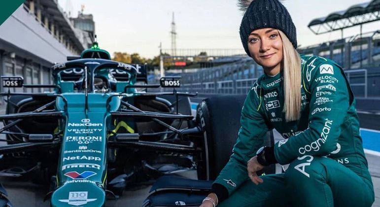 Depois de um jejum de quase cinco anos, a Fórmula 1 voltou a contar com uma mulher durante os testes das equipes. A britânica Jessica Hawkins, pela Aston Martin, pilotou o modelo usado pela escuderia em 2021, em Budapeste, no circuito de Hungaroring. Ela dividiu o monoposto com o brasileiro Felipe Drugovich, que também é piloto de testes da equipe e é cotado para substituir o americano Logan Sargeant, da Williams, em 2024. Conheça a piloto: