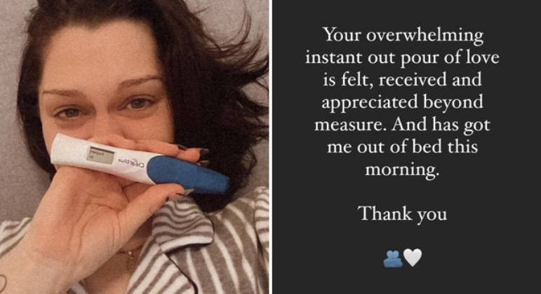 Jessie J agradece apoio dos fãs após perder bebê: 'Me tirou da cama'
