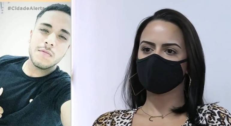 Jheniffer e Natanael, preso após a noiva despencar da janela de um prédio