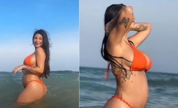 Ex de Arthur Aguiar exibe barriga de grávida na praia após terminar com o ator (Reprodução/Instagram)