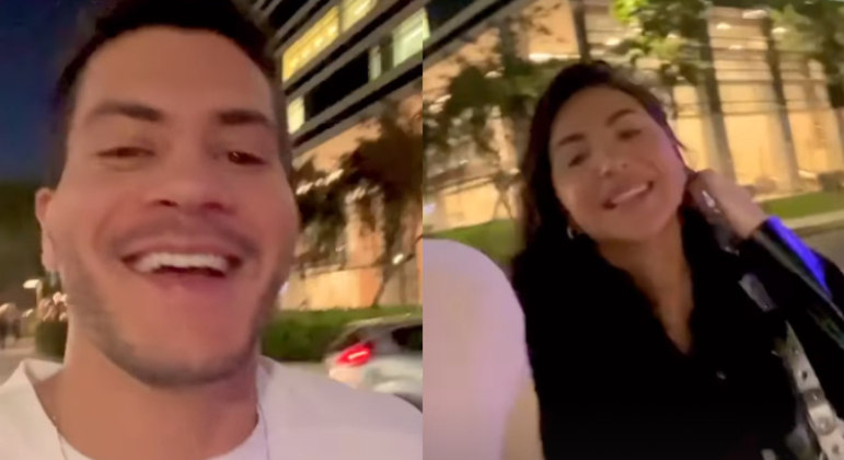 O dois sempre estão juntos e não se desgrudam mais. Também na última segunda (26), Arthur publicou Stories ao lado da amada, onde eles se divertem juntos