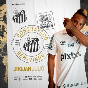 Arte santista usada para dar as boas-vindas ao atleta