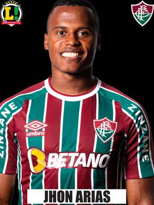 Jhon Arias - 6,5 - Também estava tendo dificuldade para quebrar as linhas do Santos, quando aproveitou a chance e finalizou, de chapa, para virar a partida para o Fluminense. 