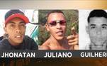 Além de Carina, também são suspeitos os irmãos Jonathan Ramos e Juliano Ramos, e o vizinho, Guilherme Silva. Este último é o único que está sendo acusado apenas de assalto