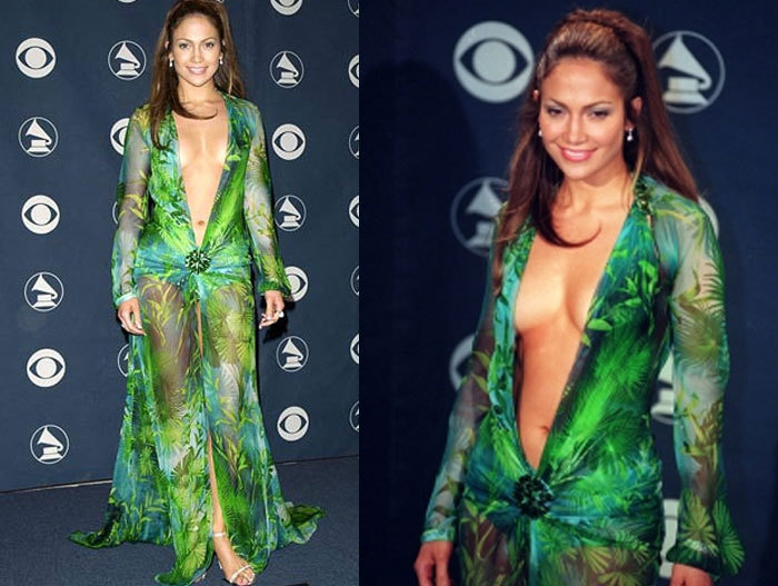 vestidos versace famosos