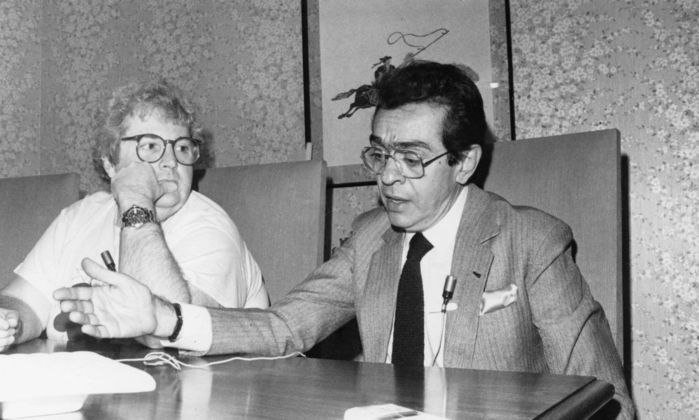 Jô Soares e Chico Anysio, dois gênios do humor na TV brasileira num encontro em 1985