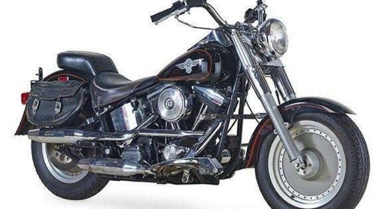 Harley Davidson Fatboy 1991 também era uma das preferidas do apresentador