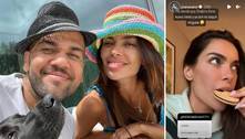 Mulher de Daniel Alves se compara a Shakira e manda indireta ao jogador, preso na Espanha