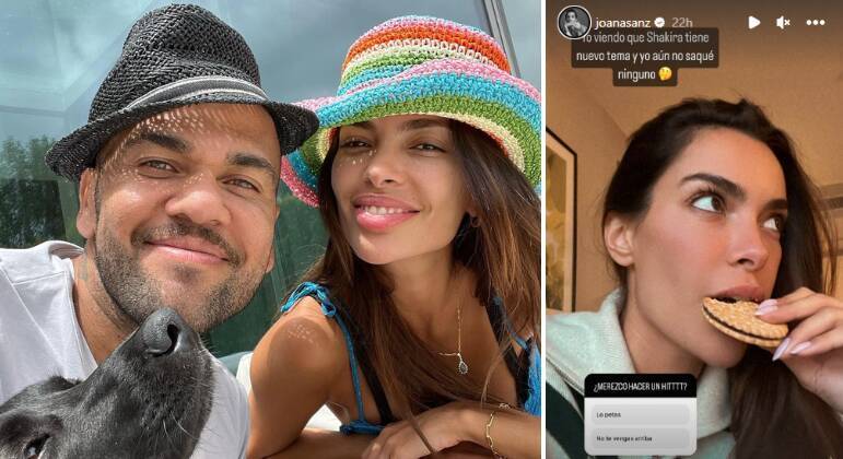 Joana Sanz, mulher de Daniel Alves, pensa em seguir os mesmos passos de Shakira
