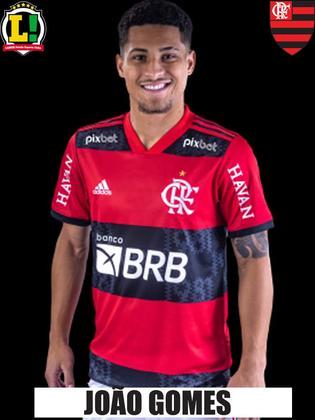 João Gomes - 6,5 - Mais uma partida segura e oxigenando o meio-campo do Flamengo.
