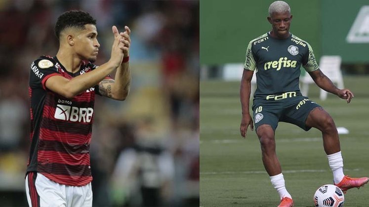 João Gomes (Flamengo) x Danilo (Palmeiras)