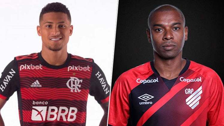 João Gomes (Flamengo) x Fernandinho (Athletico-PR)