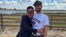 João Guilherme faz homenagem no aniversário do pai, Leonardo: 'Faço parte de ti'