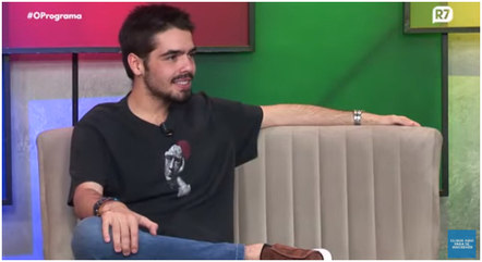 João Guilherme, filho de Faustão, participou de 'O Programa de Todos os Programas'