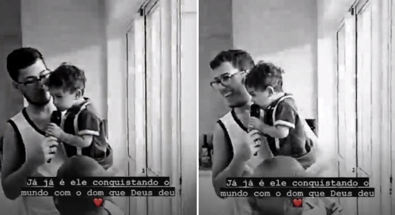 Irmão de Marília Mendonça posta vídeo fofo do sobrinho cantando
