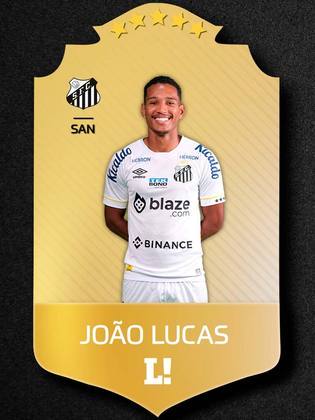 João Lucas - 5,5 - Como todo time do Santos, teve dificuldades na marcação, principalmente na recomposição defensiva  