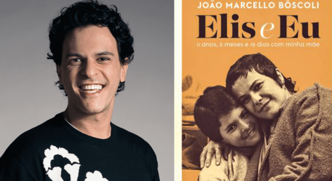 João Marcello e a capa do livro