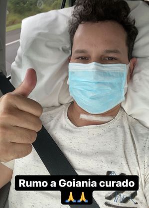 Sertanejo comemorou ter se curado do câncer