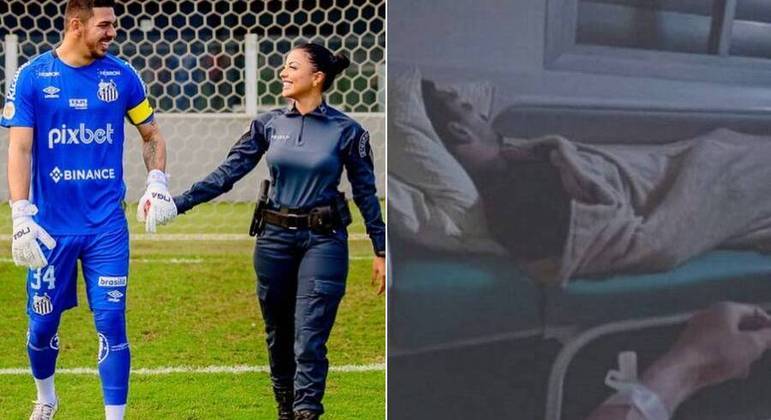 Juliane Morais é policial em Santos e postou foto de João Paulo dormindo em hospital