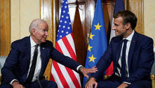 Biden diz que irá cooperar com Macron para 'defender a democracia'