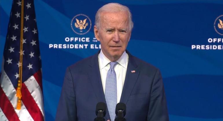 Joe Biden faz pronunciamento sobre invasão ao Congresso dos EUA