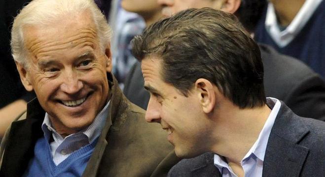 Joe Biden e o filho, Hunter: perseguidos por Trump