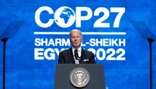 Biden promete cumprir metas até 2030 na COP27, no Egito