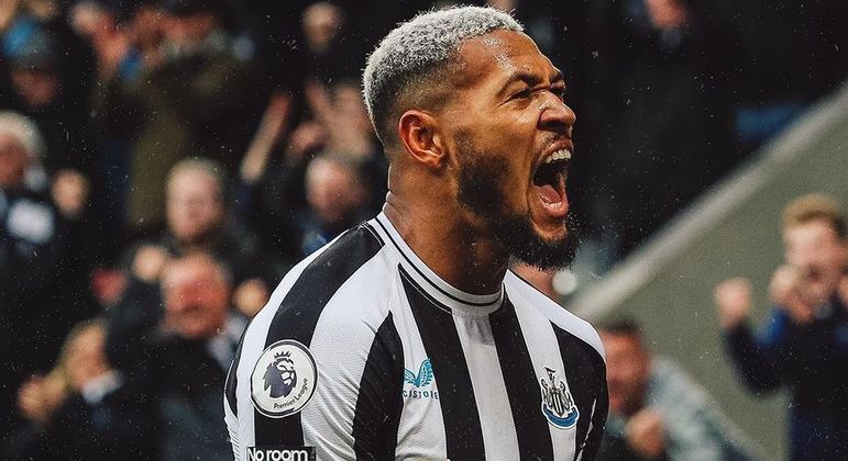 Joelinton defende o Newcastle, da Inglaterra, desde 2019
